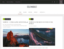 Tablet Screenshot of oslomarket.com